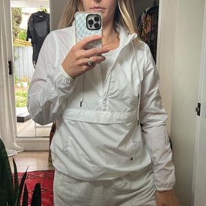 White Vuori Windbreaker